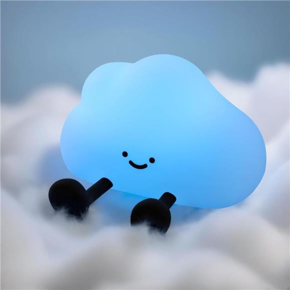 Cloud Night Light, Colorful Silicone Night Lights for Nursery,